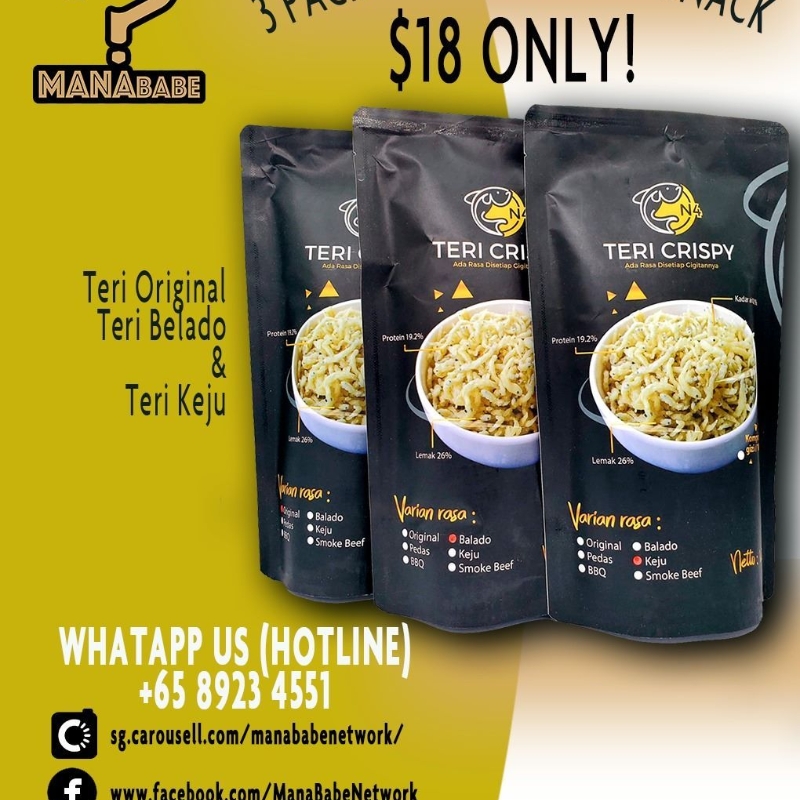 Teri Achovies 3 Flavour Promo