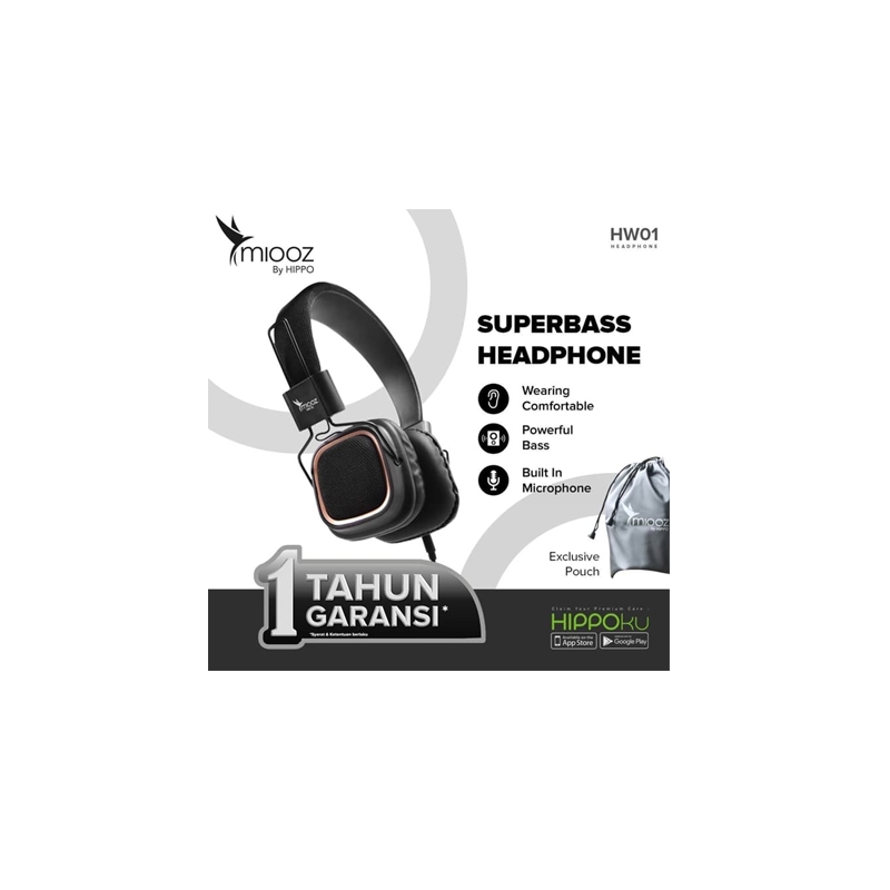 Miooz HW01 Headphone Super Bass