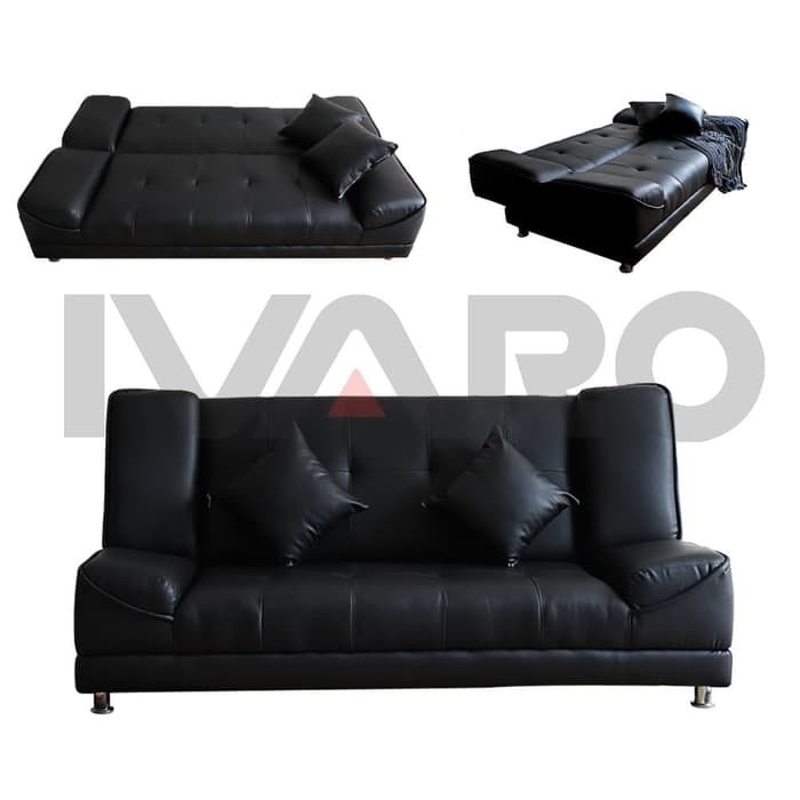 Promo IVARO Sofa Bed Pumpkin Hitam