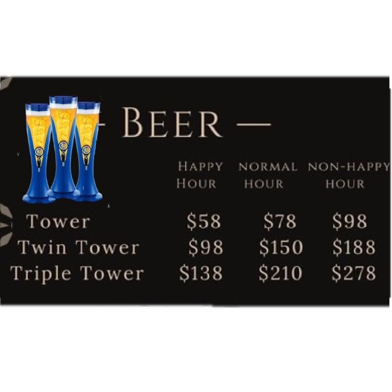 $10 Cashback Beer Tower Promo