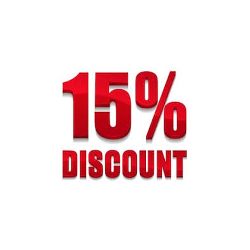 SEPTEMBER 15% PROMO