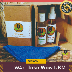 Shoe cleaner kit / pembersih sepatu dan parfum anti bau & bakteri
