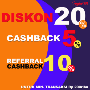 Promo Diskon 20% Plus Plus untuk minimal order Rp 200ribu