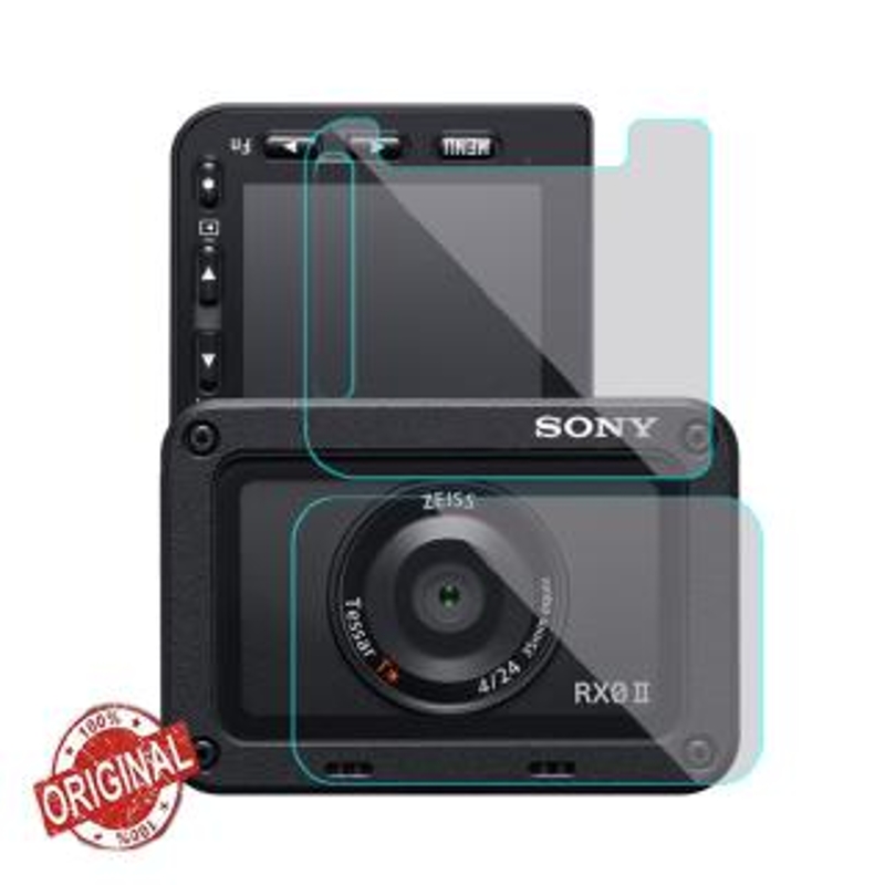 Front Lens & Back LCD Display Flexible Anti fingerprint HD Film for Sony RX0 II Camera Screen Protector Accessories