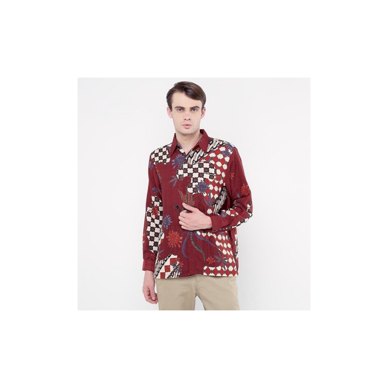 Kemeja Formal Pria - FBW Raden Formal Long Sleevs Batik Shirt