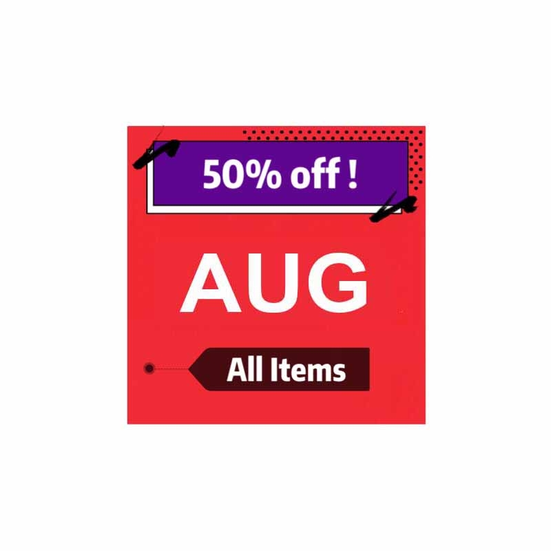 AUG 50% Promo