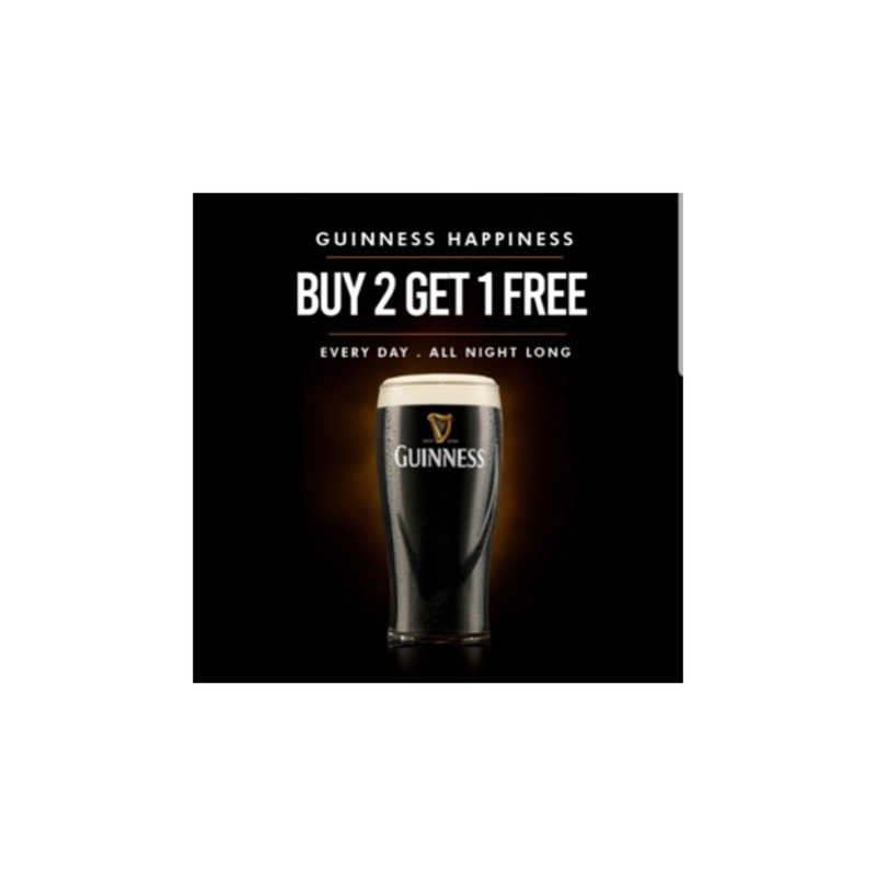 Guinness Beer Buy 2 Get 1