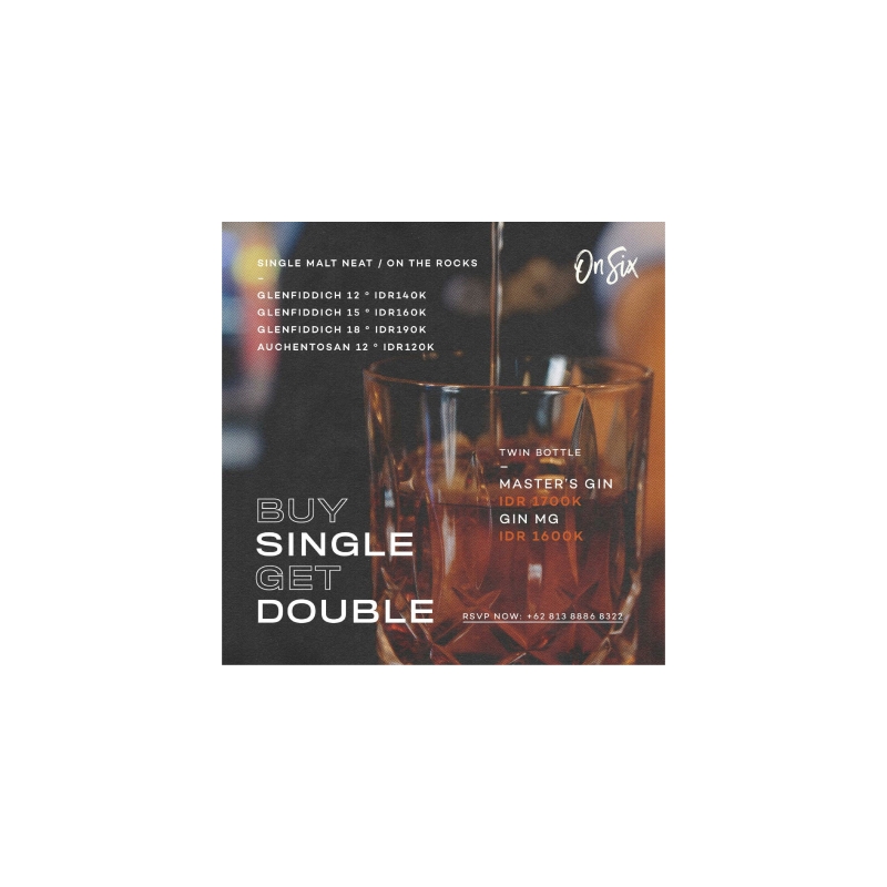 Buy Single Get Double