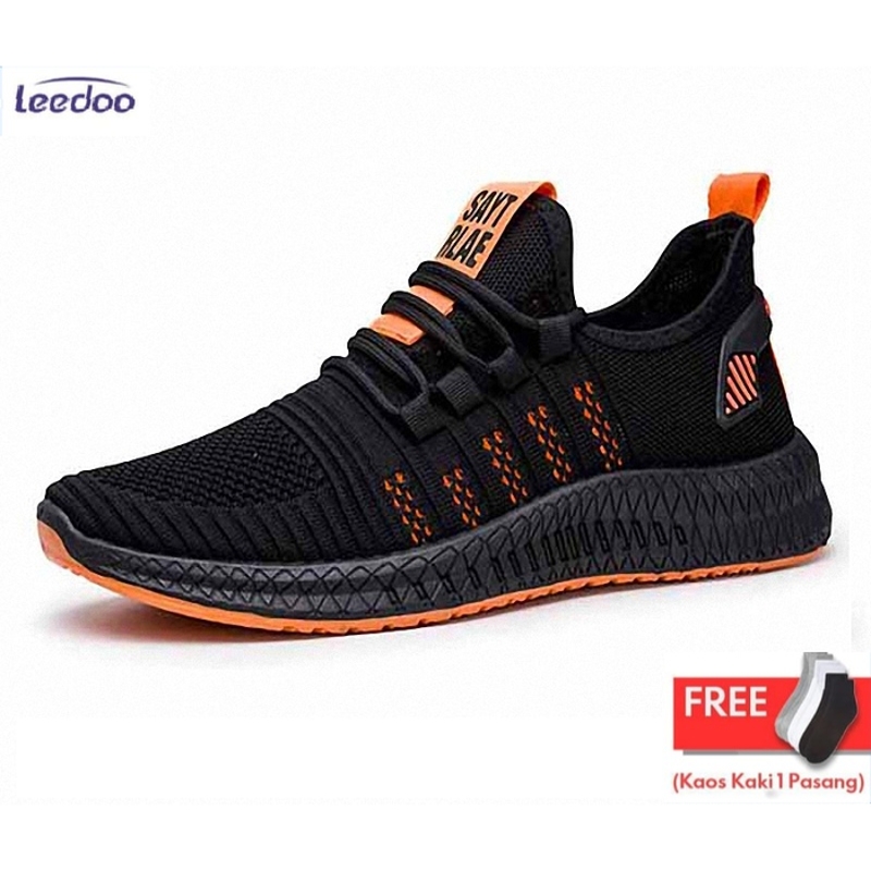 Leedoo Sepatu Pria Sneakers Running Spatu Casual Young Lifestyle MR112 