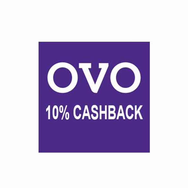 OVO 10% Cashback Max@ Rp 10K