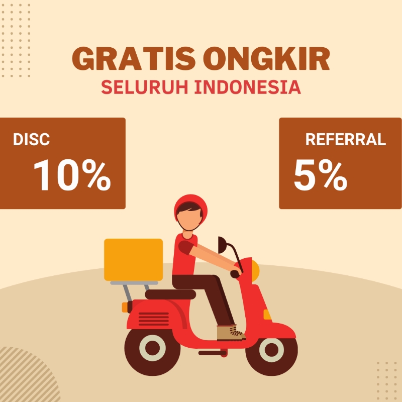 GRATIS ONGKIR SELURUH INDONESIA