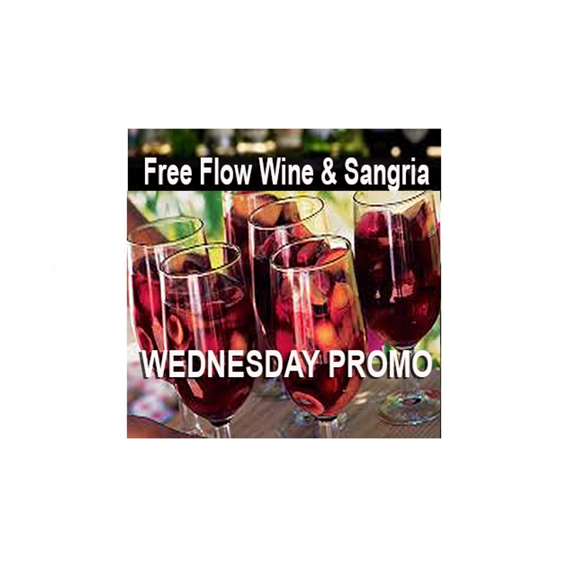 Wednesday Free Flow Wine & Sangria